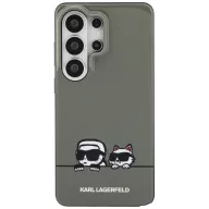   Karl Lagerfeld IML Peekaboo Karl&Choupette Samsung Galaxy S26 Ultra MagSafe hátlap tok, fekete