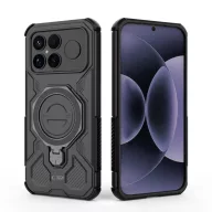   Tech-Protect Tacticstand Xiaomi Poco F8 Ultra műanyag tok kitámasztóval, fekete