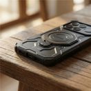 Tech-Protect Tacticstand Xiaomi Poco F8 Ultra műanyag tok kitámasztóval, fekete