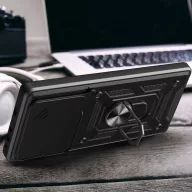   Tech-Protect Camshield Pro Xiaomi Poco F8 Ultra strapabíró tok kameravédelemmel, kitámasztóval, fekete