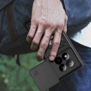 Tech-Protect Camshield Pro Xiaomi Poco F8 Ultra strapabíró tok kameravédelemmel, kitámasztóval, fekete