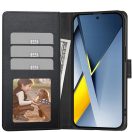Tech-Protect Wallet Xiaomi Poco F8 Ultra flip / kinyitható tok kártyatartóval, fekete