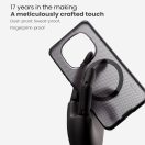 Nillkin Super Frosted PRO Xiaomi Poco F8 Ultra mágnesses műanyag hátlap tok, átlátszó-fekete