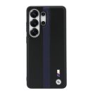 BMW Perforated Stripe Logo Samsung Galaxy S26 Ultra MagSafe hátlap tok, kék-fekete