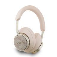   Guess PU Leather 4G Classic Logo ENC Wireless vezeték nélküli fejhallgató, rózsaszín