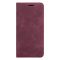 Tactical Xproof Samsung Galaxy A37 flip/oldalra nyíló tok, bordó
