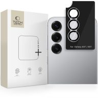   Tech-Protect Camring FIT+ Samsung Galaxy A37 / Galaxy A57 kameravédő üvegfólia, fekete