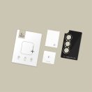 Tech-Protect Camring FIT+ Samsung Galaxy A37 / Galaxy A57 kameravédő üvegfólia, fekete