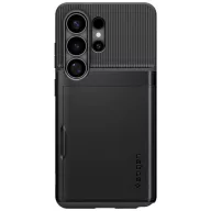   Spigen Slim Armor CS Samsung Galaxy S26 Ultra tok, kártyatartó, MagSafe Black, fekete
