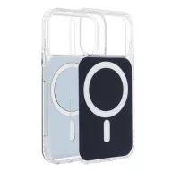   Clear Fusion Mag Samsung Galaxy A57 hátlap tok, MagSafe, kék