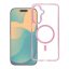 Frame Clear Hybrid Mag Samsung Galaxy A57 hátlap tok, MagSafe, átlátszó-rózsaszín