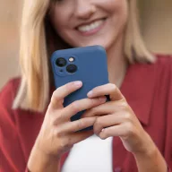   Silicone Mag Samsung Galaxy A57 szilikon hátlap tok, MagSafe, kék