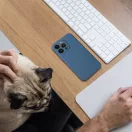 Silicone Mag Samsung Galaxy A57 szilikon hátlap tok, MagSafe, kék