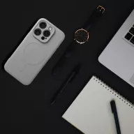   Silicone Mag Samsung Galaxy A57 szilikon hátlap tok, MagSafe, szürke