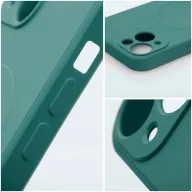   Silicone Mag Samsung Galaxy A57 szilikon hátlap tok, MagSafe, zöld