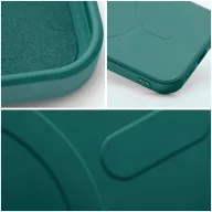   Silicone Mag Samsung Galaxy A57 szilikon hátlap tok, MagSafe, zöld