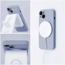 Silicone Mag Samsung Galaxy A57 szilikon hátlap tok, MagSafe, világoskék