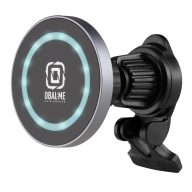   OBAL:ME MagNetix Aura Wireless mágneses autós tartó / töltő szellőzőrácsba, 15W, fekete