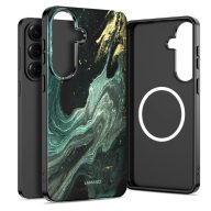   Tech-Protect Lamano Samsung Galaxy S26 hátlap tok, MagSafe, Verda Aura, mintás