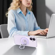   Tech-Protect MMR500 mágneses telefon tartó gyűrű, MagSafe, lila-ezüst