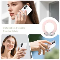   Tech-Protect MMR500 mágneses telefon tartó gyűrű, MagSafe, rózsaszín-ezüst