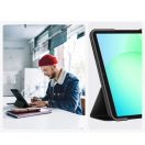 Tech-Protect Smartcase Samsung Galaxy Tab A11 / Tab A9 oldalra nyíló, kitámasztható mappa tok, fekete