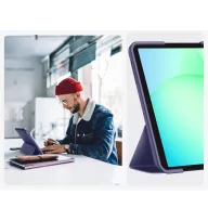   Tech-Protect Smartcase Samsung Galaxy Tab A11 / Tab A9 oldalra nyíló, kitámasztható mappa tok, kék