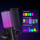 Ugreen CM581 USB-C Cardioid mikrofon, RGB, 1,5m, fekete