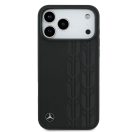 Mercedes Leather Laurel Leaves Stripes Apple iPhone 17 Pro Max MagSafe hátlap tok, kék