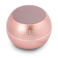  Guess Mini kompakt, hordozható bluetooth hangszóró, 3W, rózsaszín
