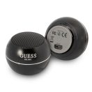 Guess Mini kompakt, hordozható bluetooth hangszóró, 3W, fekete