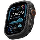 Pitaka Air Apple Watch Ultra 1 / 2 / 3 (49mm) tok, carbon minta, fekete-szürke