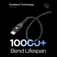   Spigen EB10010CCA USB-C-USB-C töltő- és adatkábel, 100W, 1m, fekete