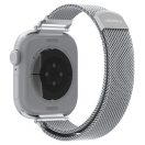 Spigen WBM4 Apple Watch 11 / 10 / 9 / 8 / SE (40 / 41 / 42mm), szíj, ezüst