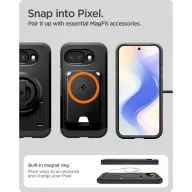   Spigen Tough Armor MagFit Google Pixel 10a tok, MagSafe, Black, fekete