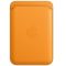 Apple iPhone Leather Wallet mágneses gyári bőr kártyatartó, MagSafe, narancs MHLP3ZE/A