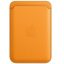 Apple iPhone Leather Wallet mágneses gyári bőr kártyatartó, MagSafe, narancs MHLP3ZE/A