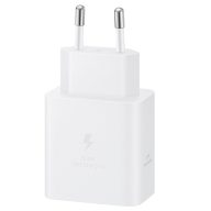   Samsung USB-C gyári hálózati töltő + USB-C töltő-és adatkábel, 1.8m, 45W, fehér (EP-T4511NWE)