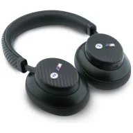   BMW M Carbon Metal Logo vezeték nélküli bluetooth fejhallgató prémium tokkal, ENC, fekete