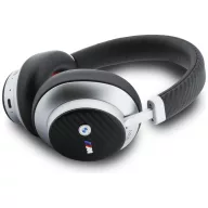   BMW M Carbon Metal Logo vezeték nélküli bluetooth fejhallgató prémium tokkal, ENC, ezüst