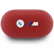   BMW Metal Logo TWS vezeték nélküli bluetooth fülhallgató, ENC, piros
