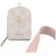   Guess Crossbody Strap PU 4G Metal Logo vállpánt / univerzális pánt pénztárcával, telefonra rögzíthető, rózsaszín