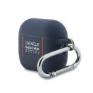 Red Bull Lines Silicone Apple AirPods Pro 3 szilikon tok karabinerrel, kék
