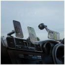 Energea Magdrive Kit tapadókorongos autós tartó műszerfalra / szellőzőrácsba / szélvédőre, MagSafe, 15W, fekete