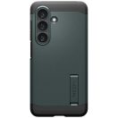 Spigen Tough Armor MagFit Samsung Galaxy S26 tok, MagSafe, Abyss Green, zöld