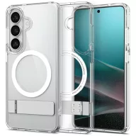   Spigen Ultra Hybrid S MagFit Samsung Galaxy S26 Plus tok, MagSafe, Clear White, átlátszó-fehér