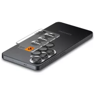   Spigen Glas.tR EZ Fit Optik Pro HD Samsung Galaxy S26 Tempered kameralencse-védő fólia felhelyező kerettel, fekete (2db)