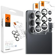   Spigen Glas.tR EZ Fit Optik Pro HD Samsung Galaxy S26 Ultra Tempered kameralencse-védő fólia felhelyező kerettel, fekete (2db)
