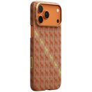 Pitaka Ultra Slim Apple iPhone 17 Pro Max hátlap tok, Aramid, MagSafe, amber