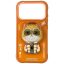 Nimmy Cool & Cute 2.0 Cat Apple iPhone 17 Pro hátlap tok, MagSafe medállal, macska minta, narancs
